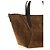 Brunello Cucinelli Borsa in pelle di vitello marrone - vista 4