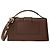 Jacquemus Borsa a mano in pelle marrone - vista 2