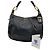Prada Borsa a tracolla hobo in pelle con anello dorato Nero - Ansicht 11