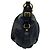 Prada Borsa a tracolla hobo in pelle con anello dorato Nero - Ansicht 14