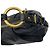 Prada Borsa a tracolla hobo in pelle con anello dorato Nero - Ansicht 18