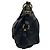 Prada Borsa a tracolla hobo in pelle con anello dorato Nero - Ansicht 3