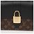 Louis Vuitton Borsa a spalla Rocky BB in tela Monogram nera da donna - vista 4