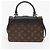 Louis Vuitton Borsa a spalla Rocky BB in tela Monogram nera da donna - vista 5