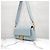 Fendi Borsa a Spalla Baguette Medium in Pelle Nappa Goffrata Blu - vista 2