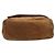 Chanel Borsa a tracolla con patta e nappa Big CC in camoscio marrone - vista 4