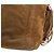 Chanel Borsa a tracolla con patta e nappa Big CC in camoscio marrone - vista 6