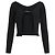 Jacquemus Strickcardigan lang schwarz