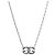 Collana Givenchy in metallo argentato - vista 2