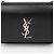 Autre Marque Sunset Leder-Schultertasche mit Kette Schwarz Silber - Ansicht 3