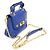 MCM Mini borsa a mano in pelle Navy - vista 3