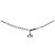 Collar Dior Logo Bar Plateado - vista 3