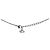 Collar Dior Logo Bar Plateado - vista 4