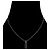 Collar Dior Logo Bar Plateado - vista 5