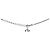Dior Collar Vertical CD Silver - vista 4