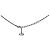 Dior Collar de Corazón de Circonita Plateado - vista 4