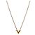 Collana Louis Vuitton V Oro in Metallo