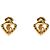 Dior Heart CD Gold Ohrringe