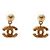 Chanel Pearl CC Drop Gold Ohrringe - Ansicht 3