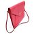 MCM Borsa a tracolla clutch a busta piatta in pelle rosa - vista 3