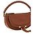 Chloé Borsa a tracolla in vitello marrone - vista 3