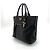 Prada Borsa Tote e Borsa a Tracolla in Vitello Daino - vista 3
