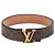 Louis Vuitton Damengürtel mit goldenem Monogramm-Initial