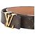 Louis Vuitton Damengürtel mit goldenem Monogramm-Initial - Ansicht 3