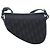 Dior Mini borsa a tracolla Saddle in jacquard Oblique nero - vista 3