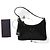 Prada Borsa Hobo Re-Nylon con profili in Saffiano Re-Edition Nera
