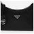 Prada Borsa Hobo Re-Nylon con profili in Saffiano Re-Edition Nera - vista 3