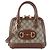 Gucci Mini Borsa a Tracolla GG Supreme Horsebit con Manico Superiore