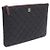 Chanel Borsa a pochette Classic New Medium in caviale nero e gold CC - vista 2