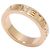 Bulgari Ring Pink Rose Gold New Bibi BB Diamond Essential Band Ring Size