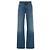 Gucci Pantalones de denim de algodón lavado blanqueado
