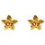 Chanel Pendientes Flower CC Gold
