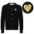 Comme Des Garcons Cardigan Gold Patch AX BLACK