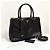 Prada Borsa Tote Saffiano Lux Borsa a Tracolla Nera - vista 3