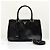 Prada Borsa Tote Saffiano Lux Borsa a Tracolla Nera - vista 8