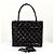 Chanel Lackleder Shopper mit Münz-Medaillon Schwarz - Ansicht 4
