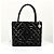 Chanel Lackleder Shopper mit Münz-Medaillon Schwarz - Ansicht 5