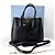 Prada Borsa Double Tote in Saffiano Borsa a Tracolla Nero - vista 2
