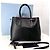 Prada Borsa Double Tote in Saffiano Borsa a Tracolla Nero - vista 3