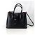 Prada Borsa Double Tote in Saffiano Borsa a Tracolla Nero - vista 6