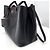 Prada Borsa Double Tote in Saffiano Borsa a Tracolla Nero - vista 9