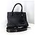 Prada Borsa Tote e Borsa a Tracolla Saffiano Monochrome Black - vista 3