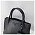 Prada Borsa Tote e Borsa a Tracolla Saffiano Monochrome Black - vista 5