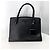 Prada Borsa Tote e Borsa a Tracolla Saffiano Monochrome Black - vista 6