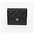 Chanel Portafoglio Classic Small Caviar Flap Nero - vista 2