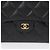 Chanel Portafoglio Classic Small Caviar Flap Nero - vista 3